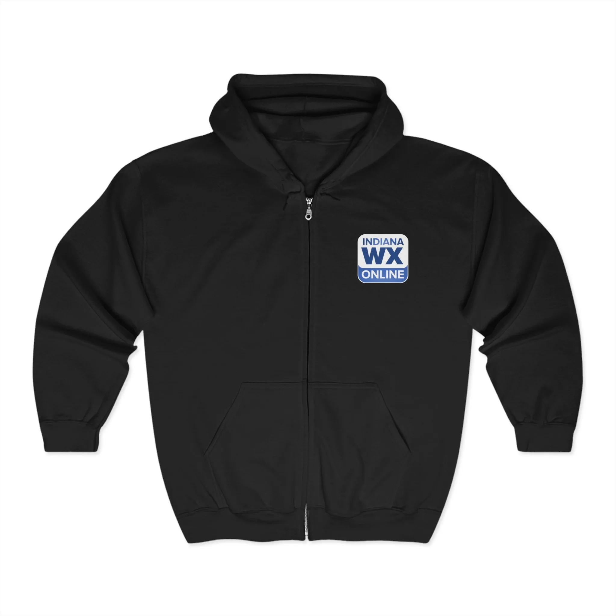 Indiana Weather Online Zip Hoodie