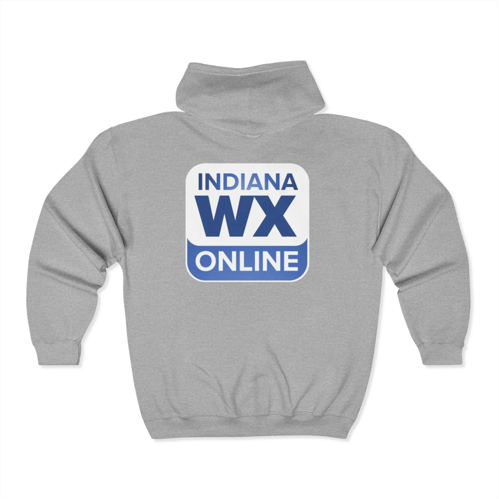 Indiana Weather Online Zip Hoodie