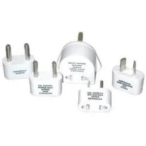 International Plug Adapter Set of 5 Plugs (NW1C, NW2C, NW3C, NW10C, and NW135C)