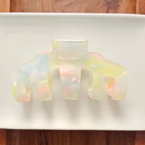 Iridescent Neon Hair Claw Clip