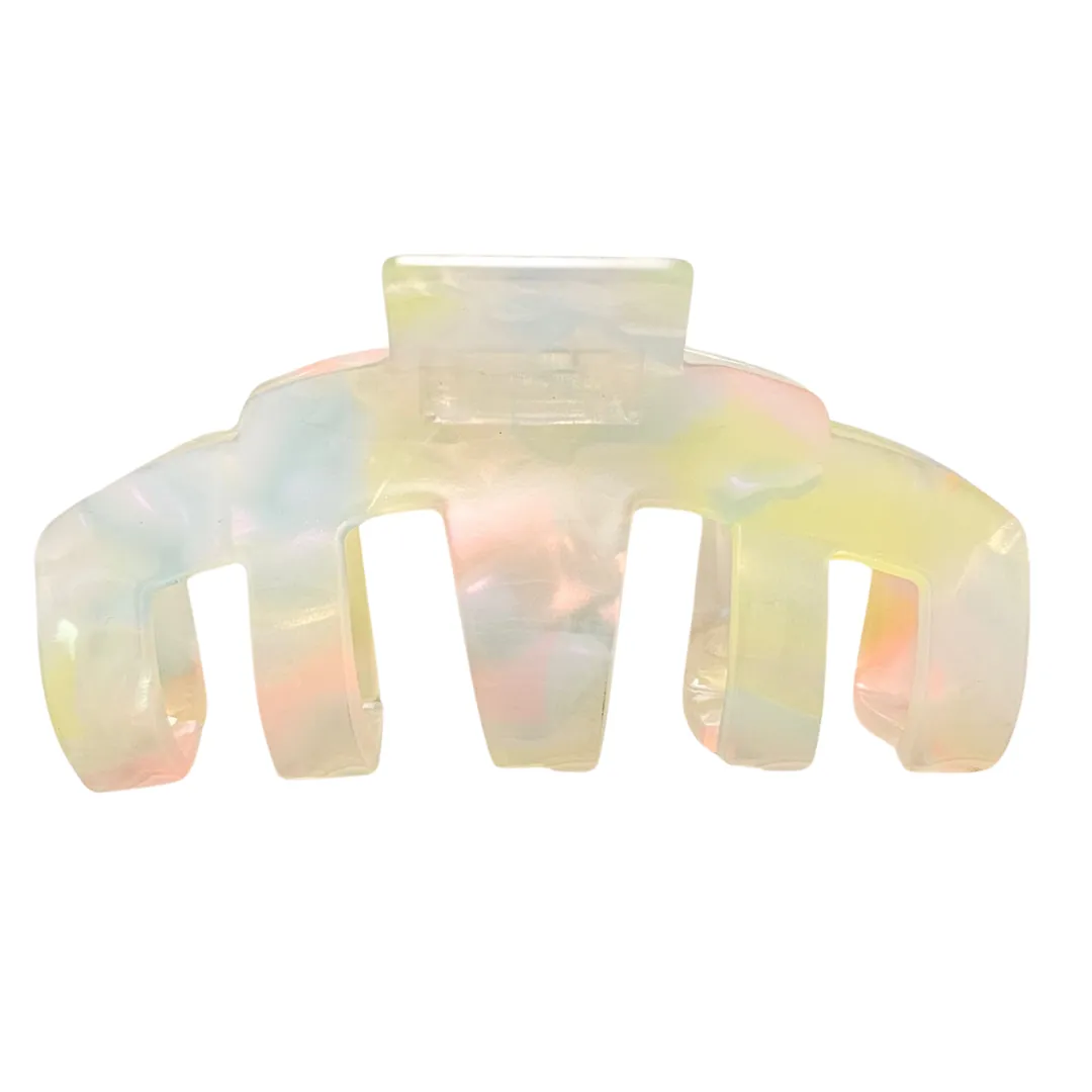 Iridescent Neon Hair Claw Clip
