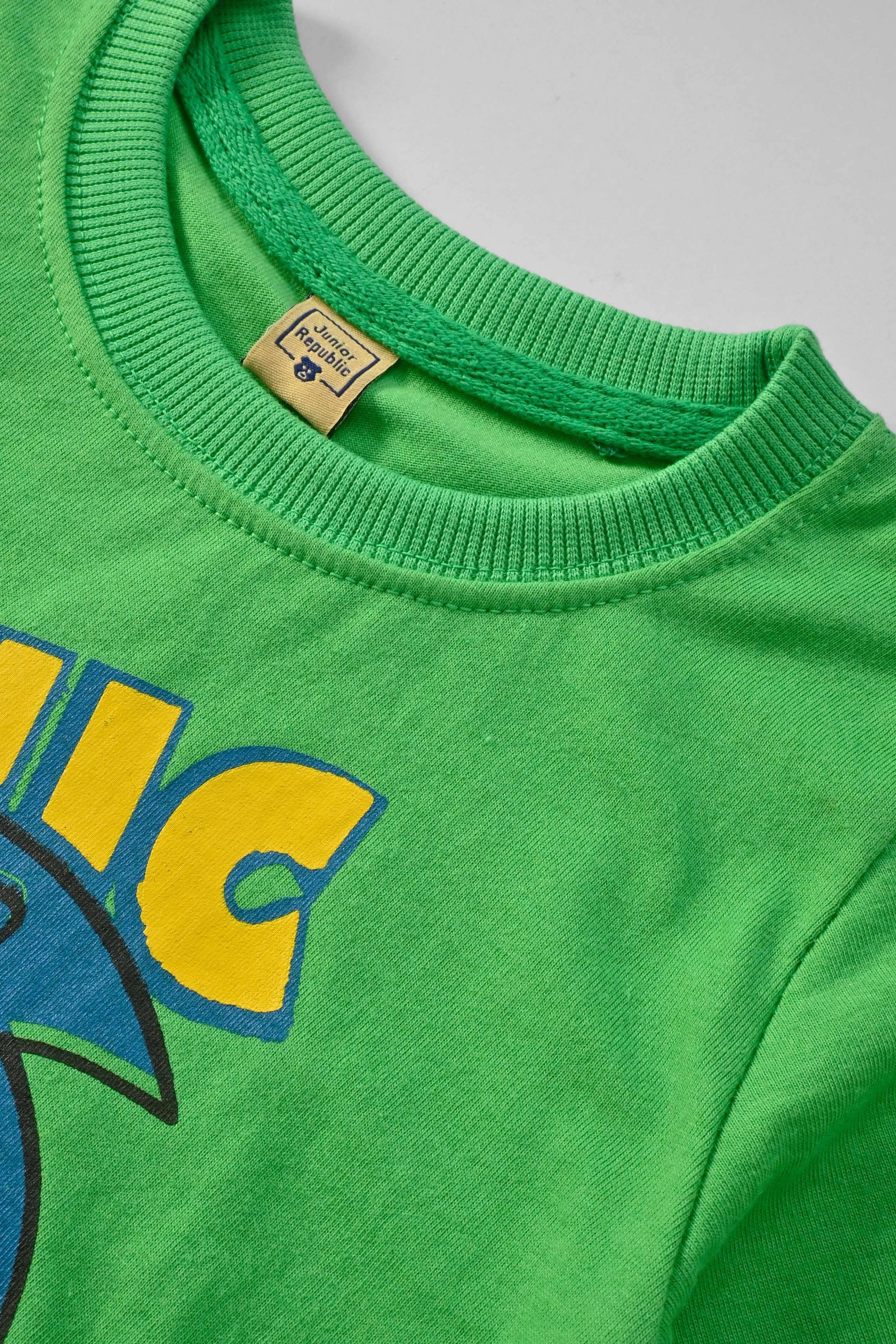 Junior Republic Kid's Sonic Printed Twin Set