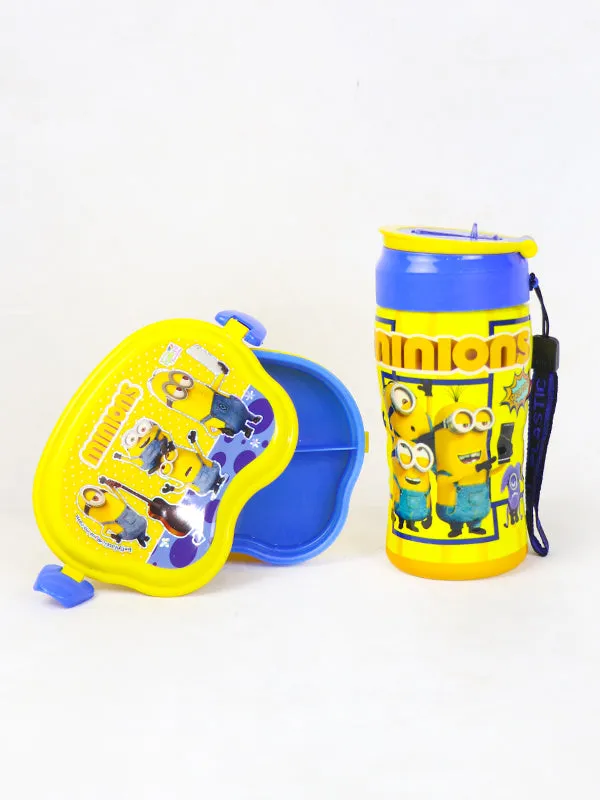 Kids Lunch Box & Water Bottle Minnion Gift Box