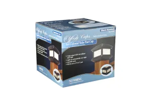 LED Solar Post Cap 4x4 12 Lumens 4500K (Pack Of 2)