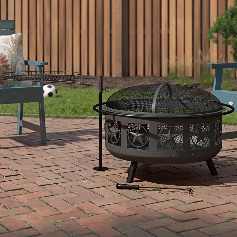 Liller Steel Wood Burning Fire Pit