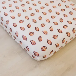 Little Joy Co. Crib Sheet - Football