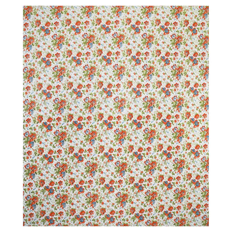Madava Floral Bedsheet - Orange