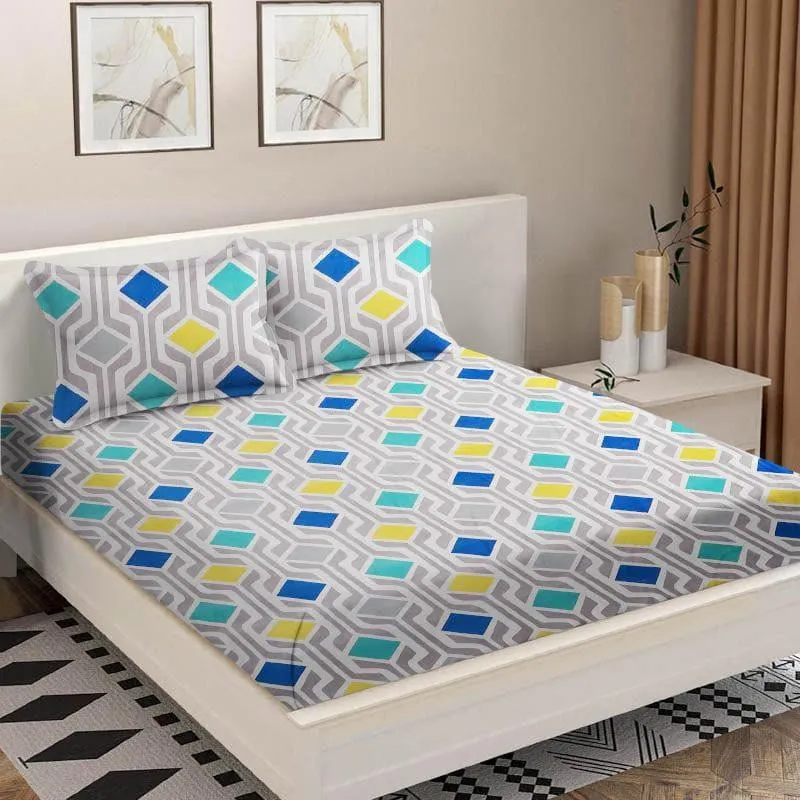 Metta Geometrical Bedsheet