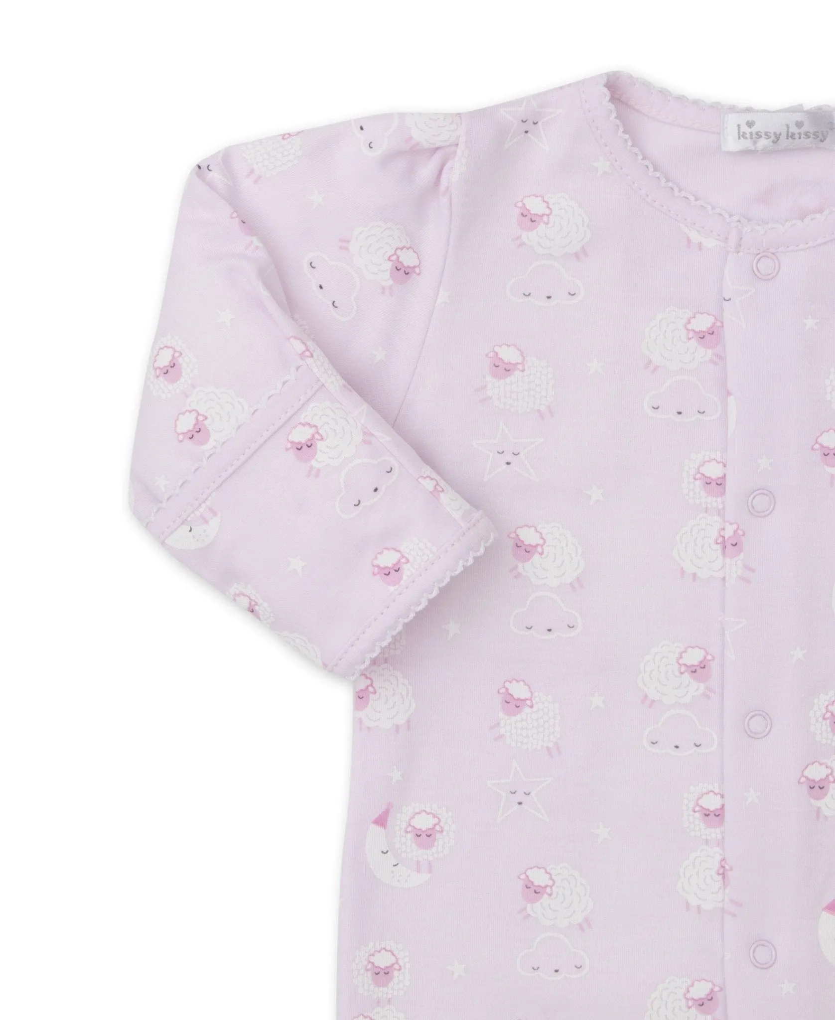 Night Lammies Pink Zip Footie