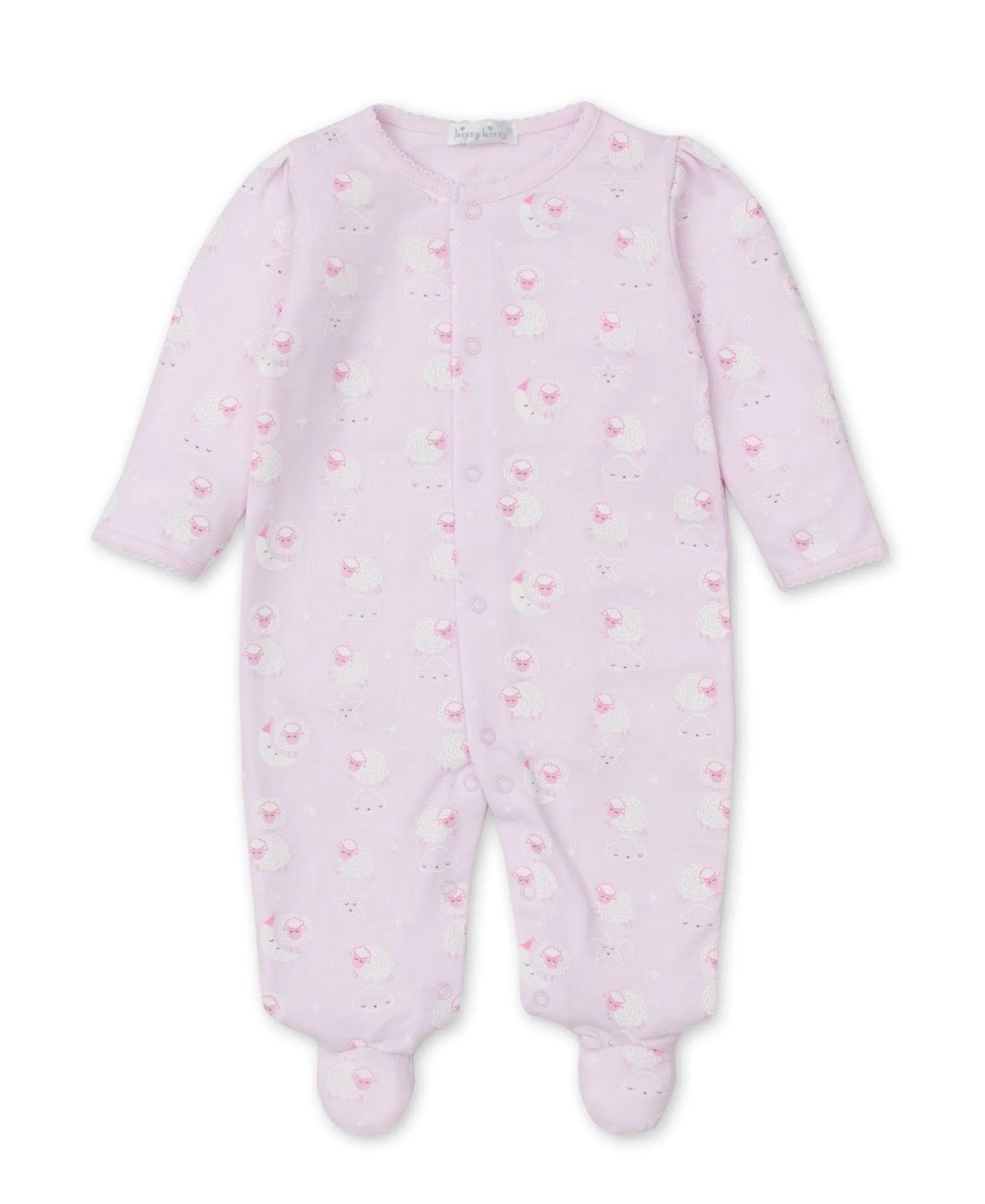 Night Lammies Pink Zip Footie
