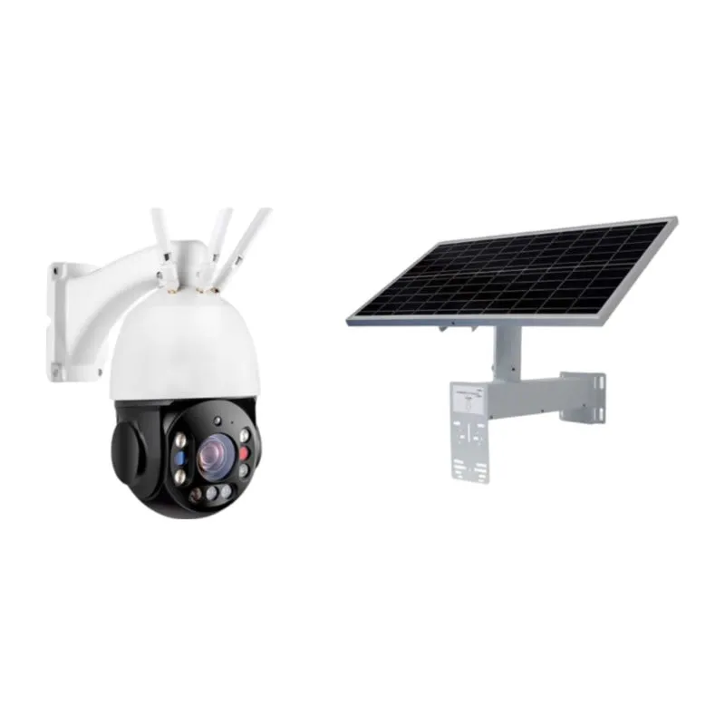 Outdoor 5Mp 30X Solar Powered Surveillance 3 Antenna Camera Se-X10-4G