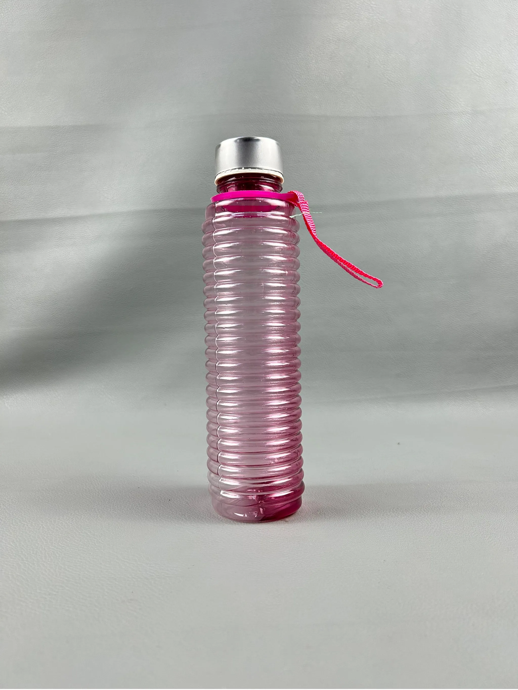 Pink Plastic Transparent Water Bottle WTB26