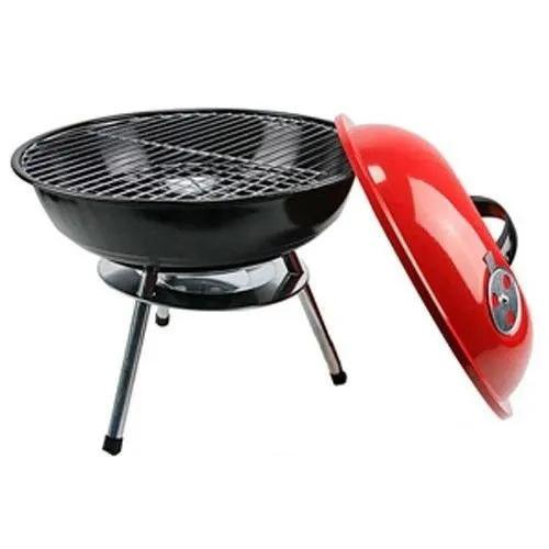 Portable 14" Charcoal Grill Outdoor BBQ
