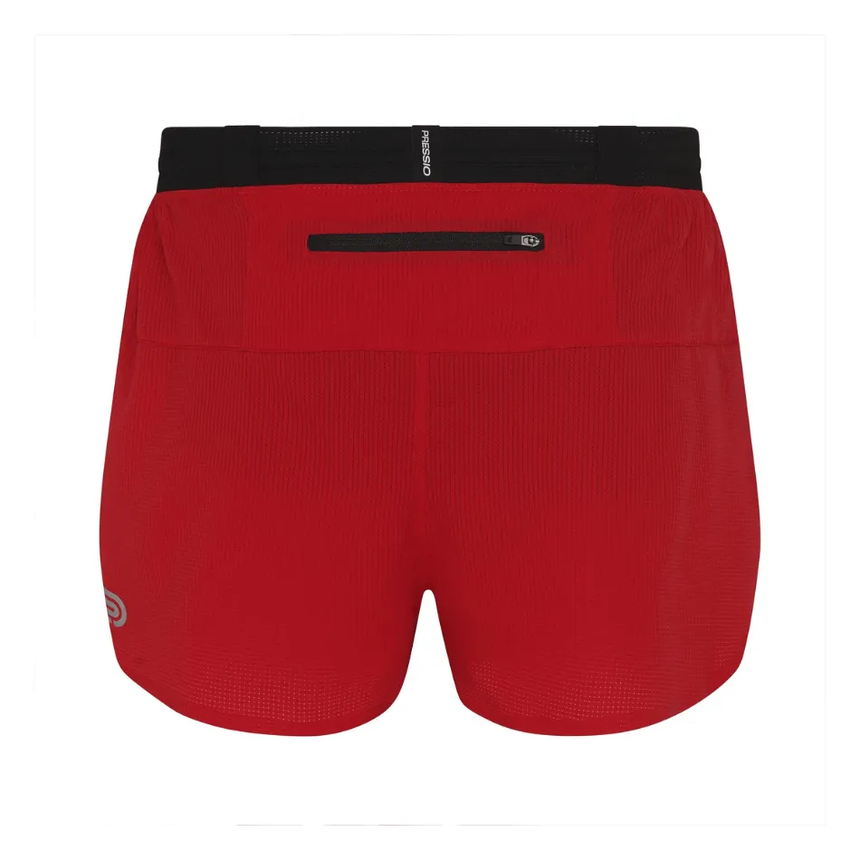 Pressio Men's Elite 3" Short in Flame Red SS24