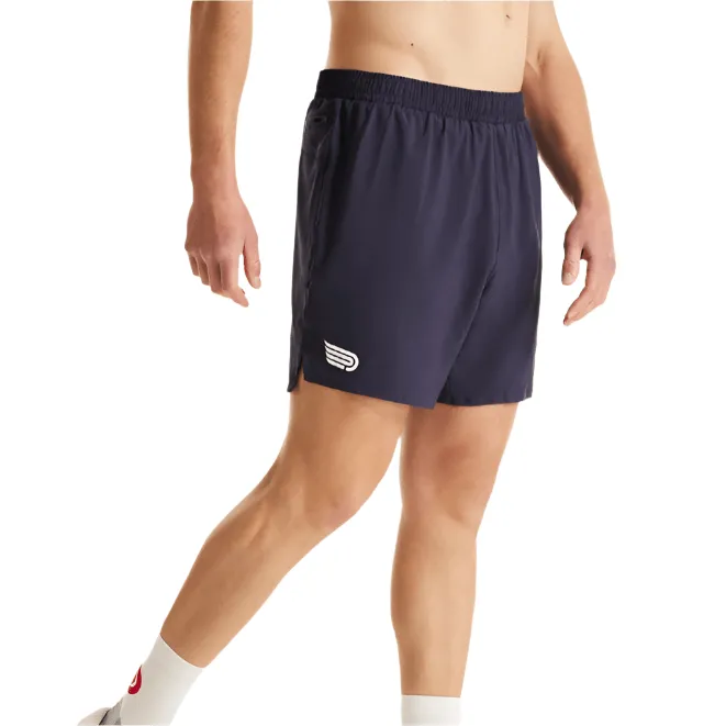 Pressio men's Perform 5" Short in Navy/Silver SS24