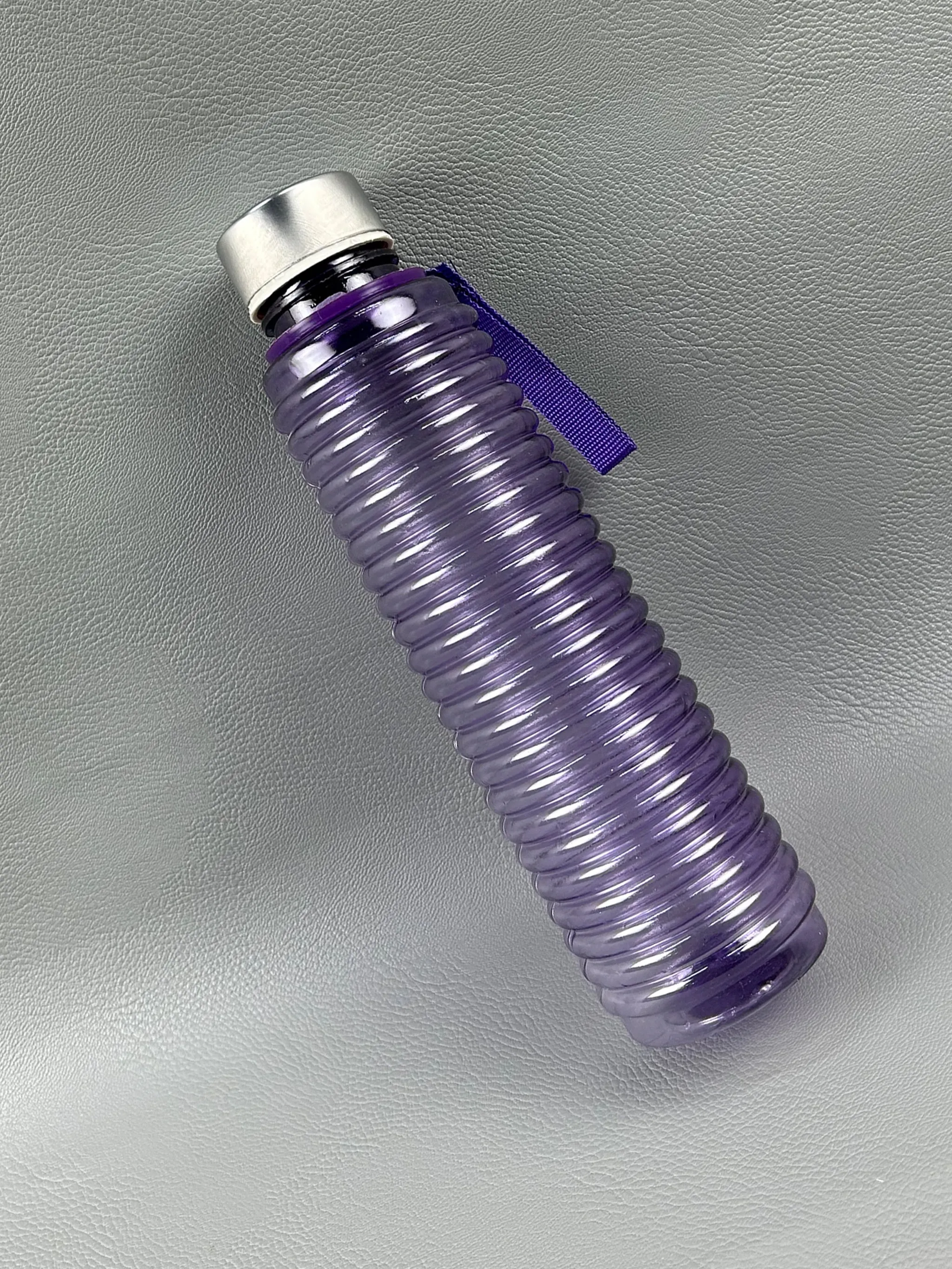 Purple Plastic Transparent Water Bottle WTB24
