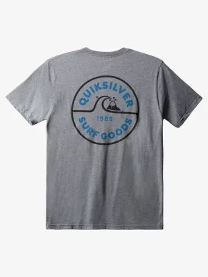 Quiksilver Shape Up Tee-Medium Grey Heather