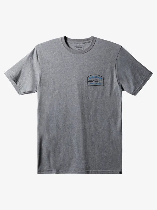 Quiksilver Shape Up Tee-Medium Grey Heather