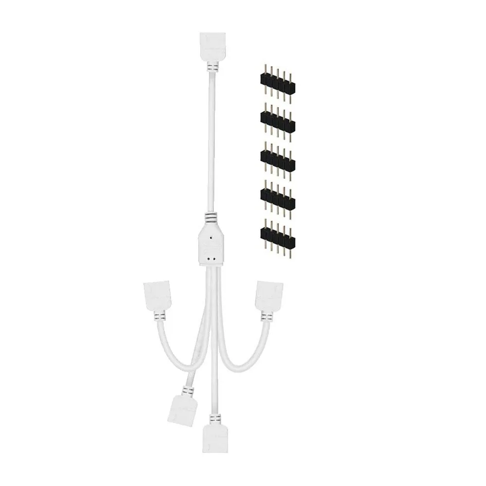 RGBW LED Splitter Cables with 5-Pin Connectors