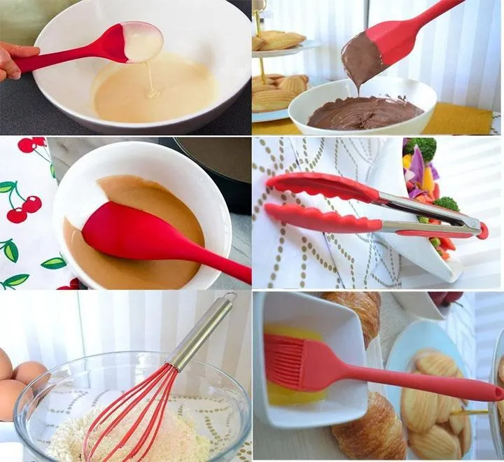 Silicone Cooking Utensil Set of 10 Pcs