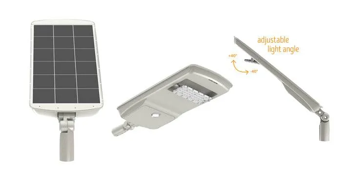 Solar Powered Cobra Head 8 watt, 1600 Lumens