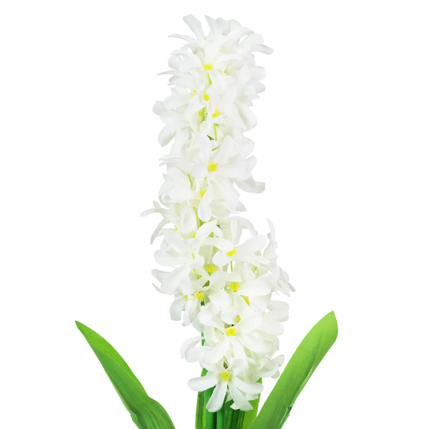 Solar White Fabric Lilac Garden Stake with Color Changing LEDs, 5 by 33.5 Inches