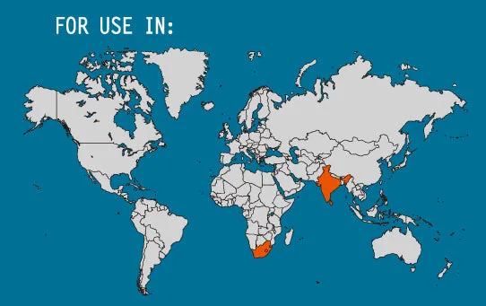 South Africa/India Grounded Adapter Plug