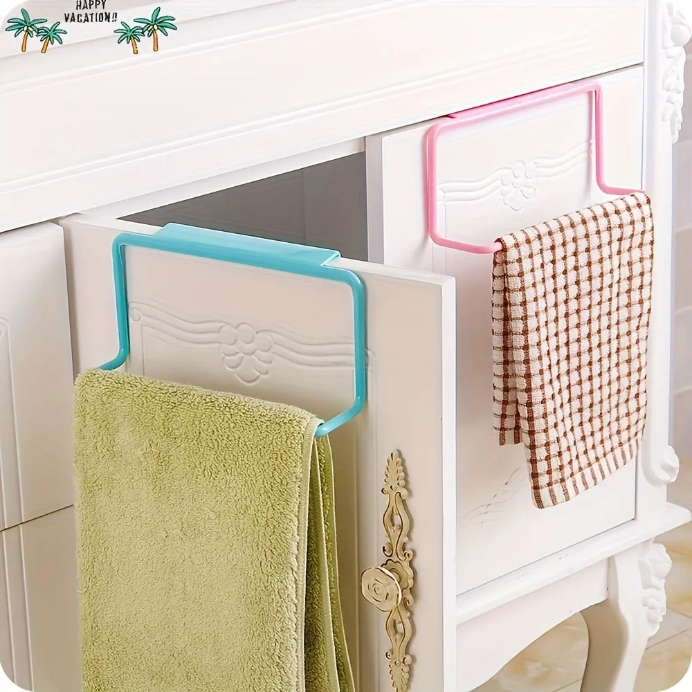 Space Saving Bathroom Towel Rack and Organizer for Cabinets