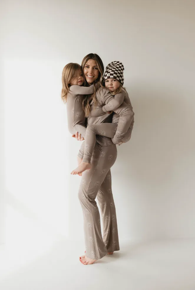 Sweet Dreams Floral  | Bamboo Zip Pajamas