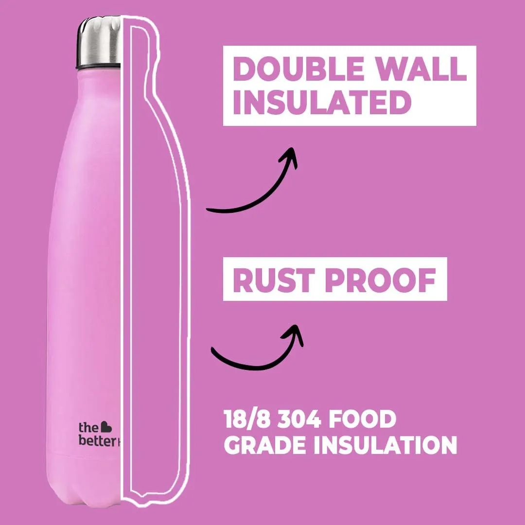 The Better HomeFUMATO Aerochef Airfryer Pink & Insulated Bottle 1 litre Pink (Pack of 2)