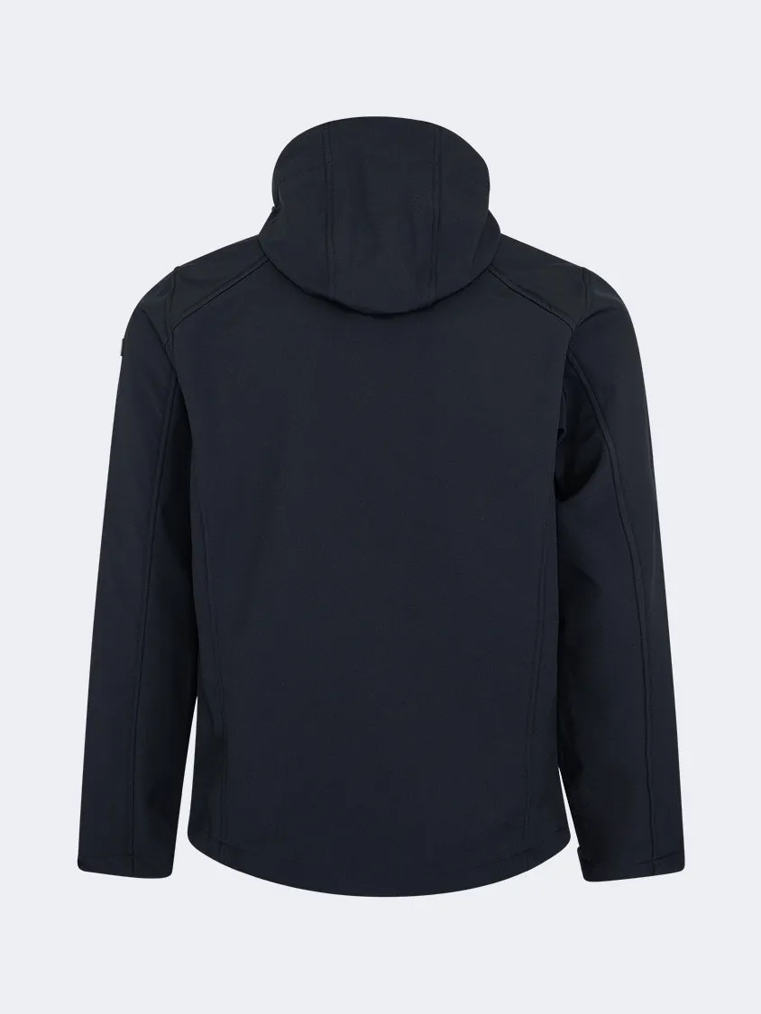 Topten Stylish Men Skiing Jacket Black/Blue