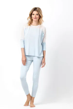 Tule Sleeve Pajamas Set 3740