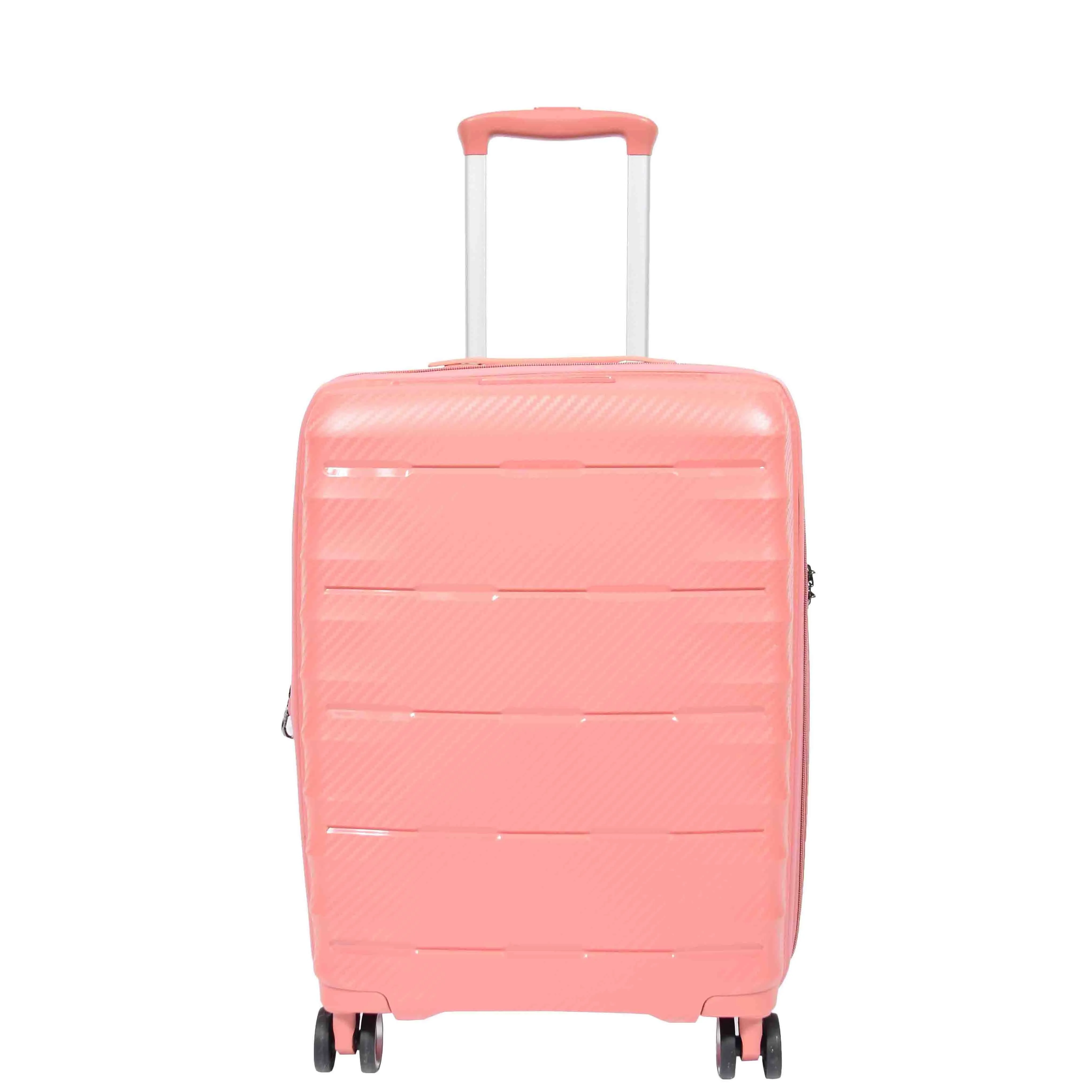 Wheeled Expandable ABS Luggage Miyazaki Rose Gold