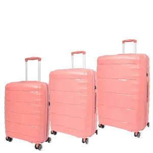 Wheeled Expandable ABS Luggage Miyazaki Rose Gold