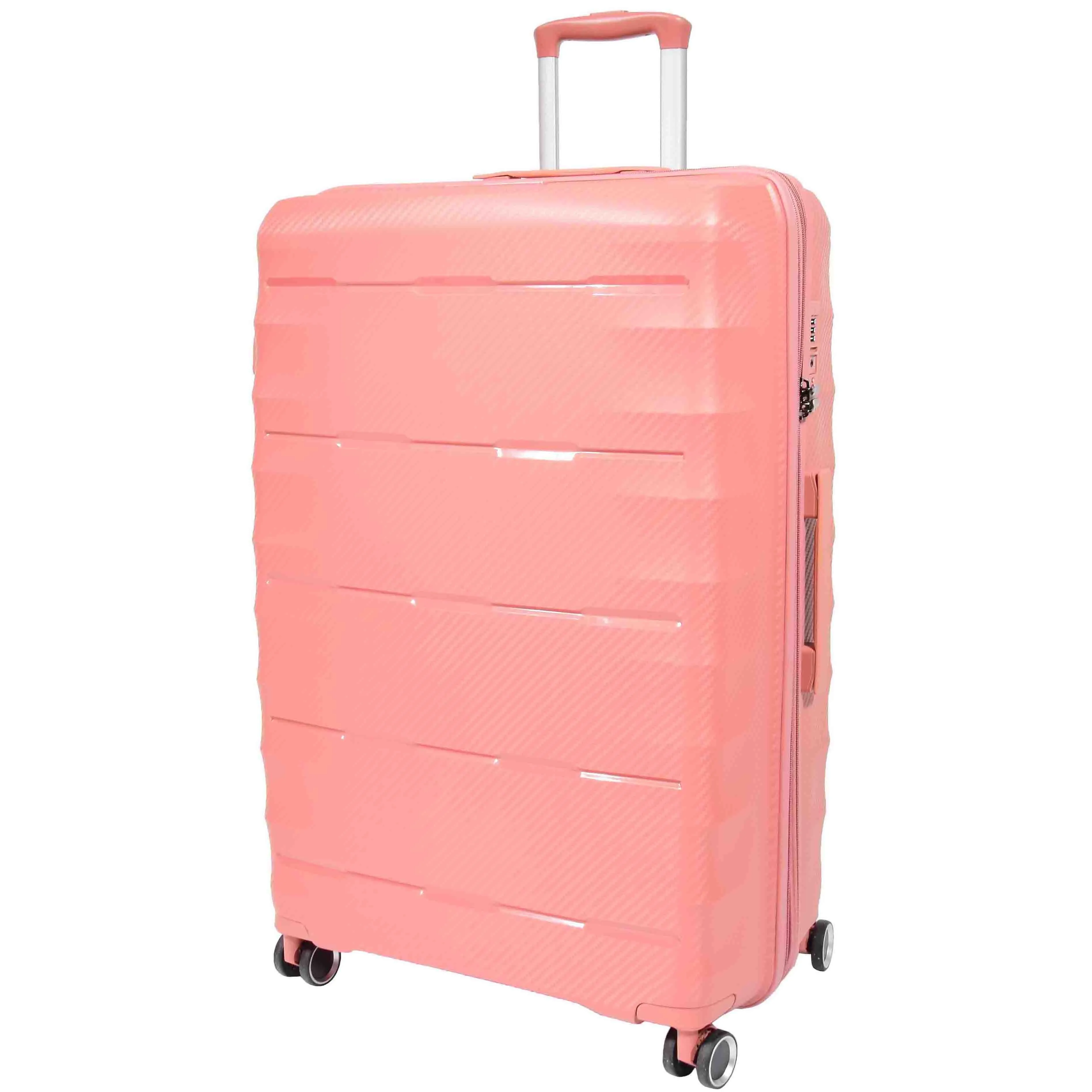 Wheeled Expandable ABS Luggage Miyazaki Rose Gold