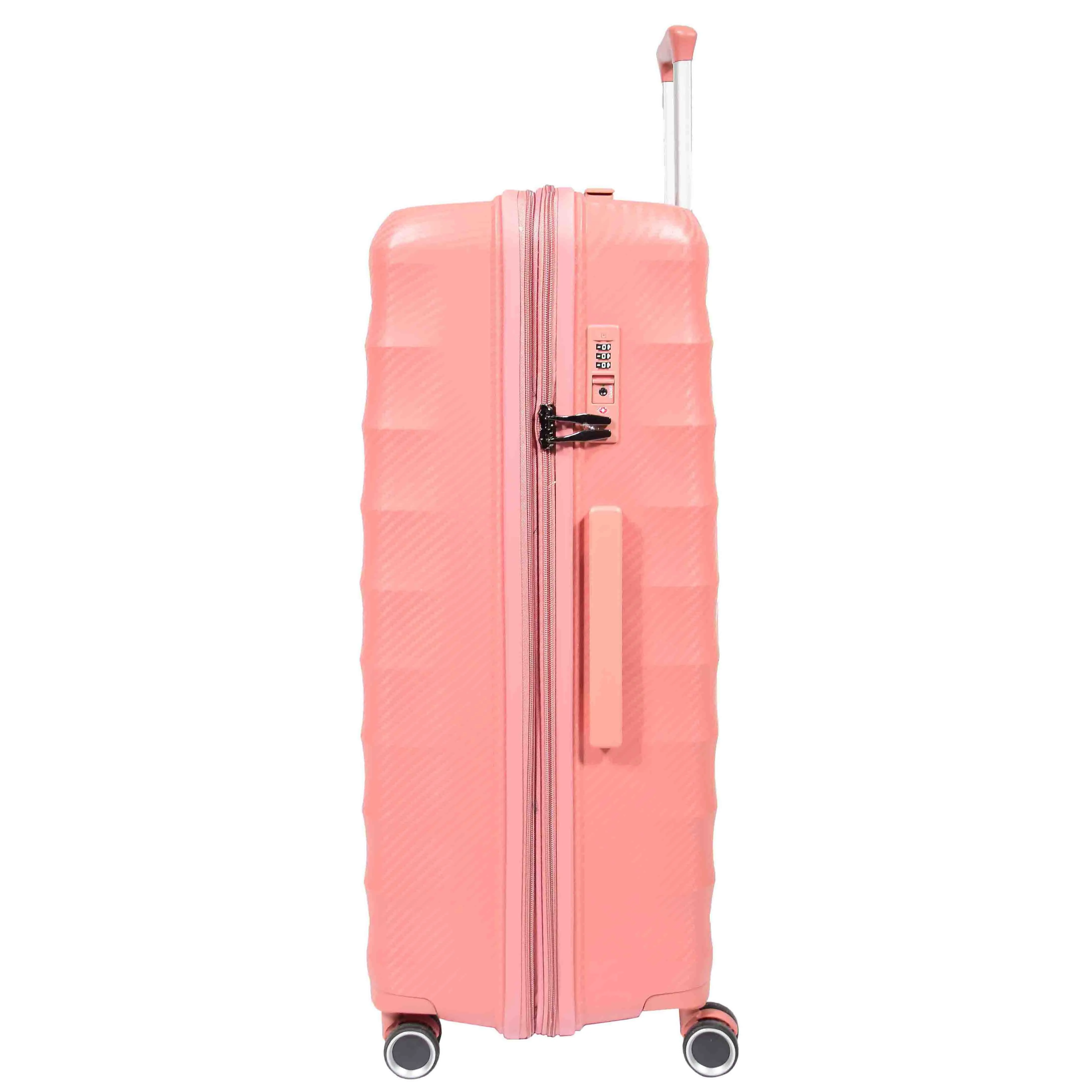 Wheeled Expandable ABS Luggage Miyazaki Rose Gold