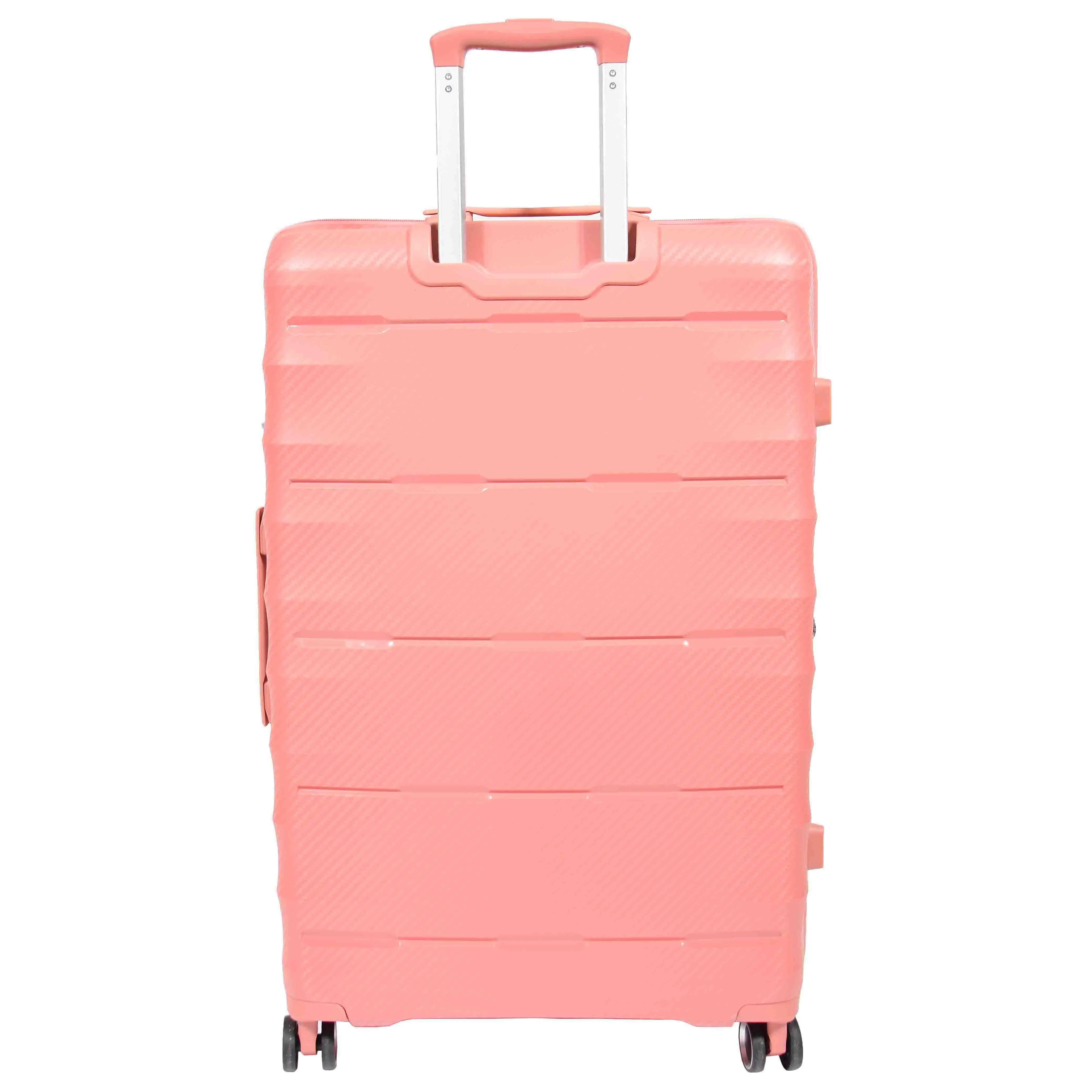 Wheeled Expandable ABS Luggage Miyazaki Rose Gold
