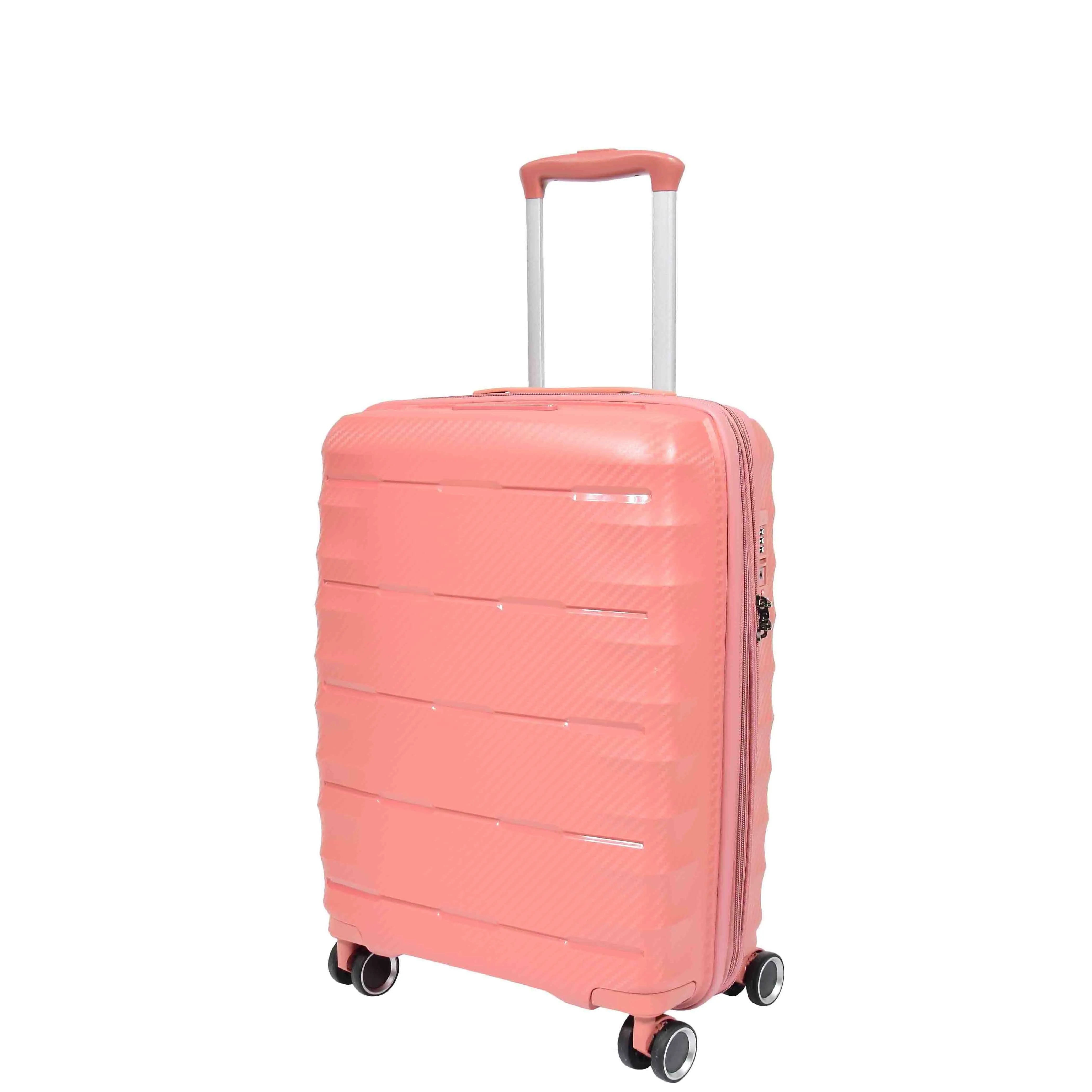 Wheeled Expandable ABS Luggage Miyazaki Rose Gold